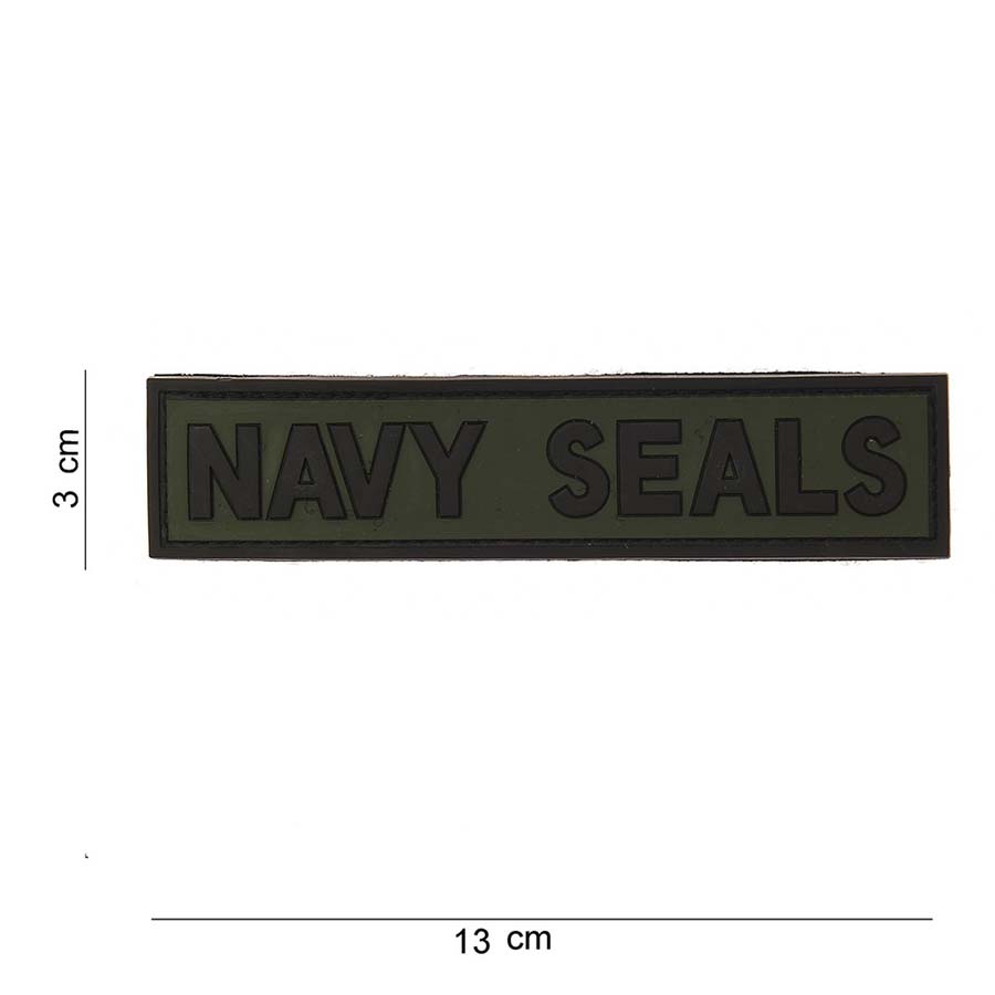 Patch PVC Navy Seals vert
