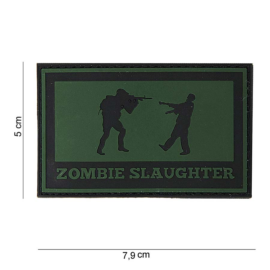 Patch PVC Zombie Slaughter vert