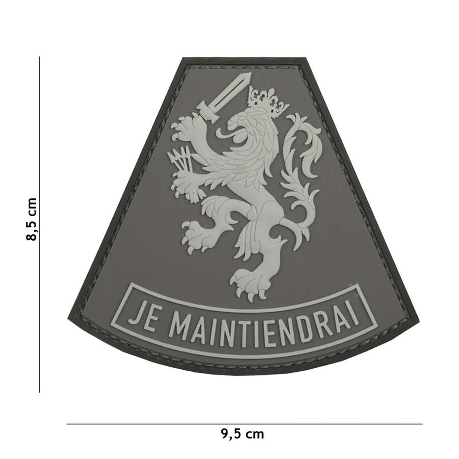 Patch PVC Je maintiendrai gris