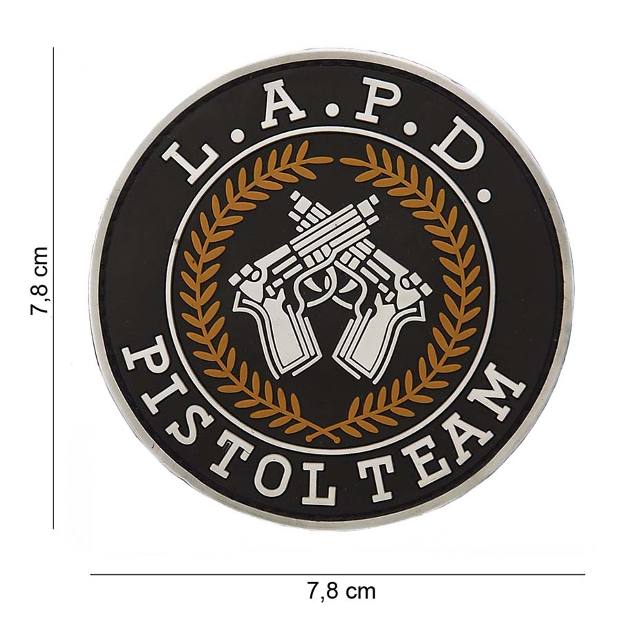 Patch PVC L.A.P.D. Pistol Team