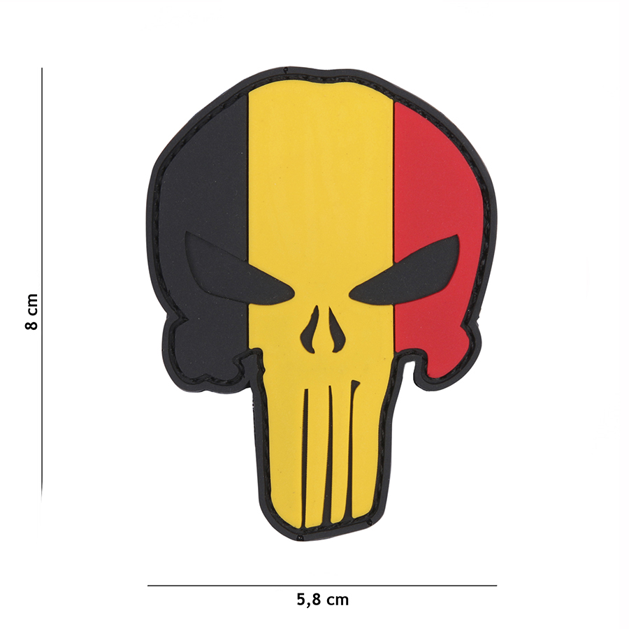 Patch PVC Punisher Belge