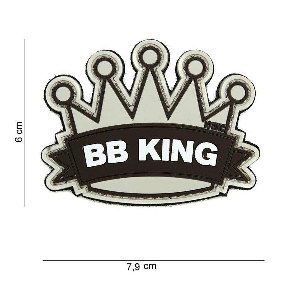 Patch PVC '' BB King '' beige
