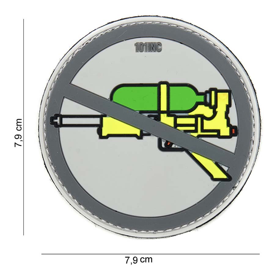 Patch PVC Super Soaker gris