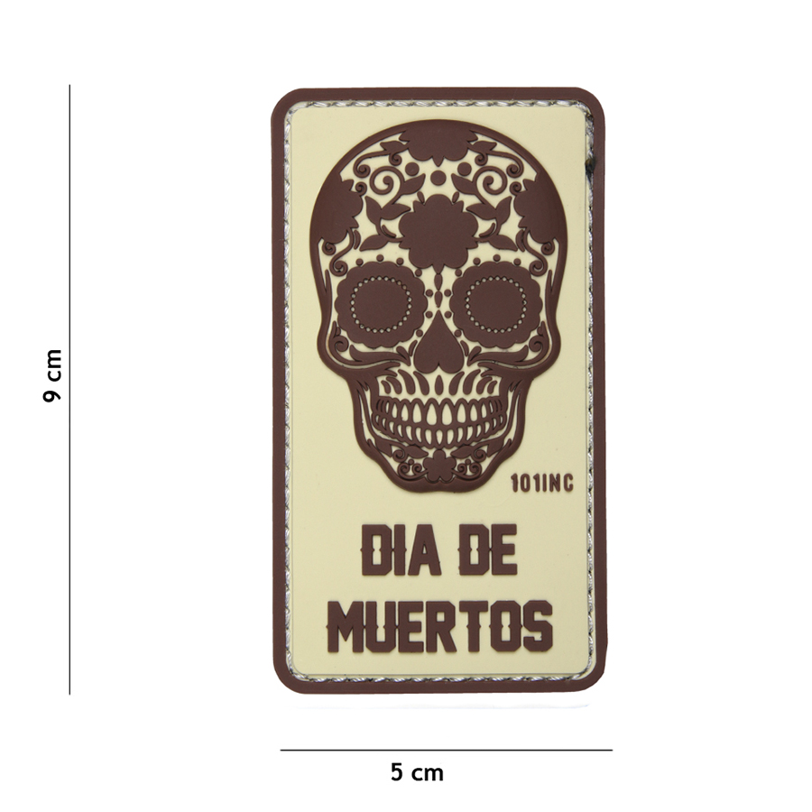 Patch PVC Dia de Muertos sable