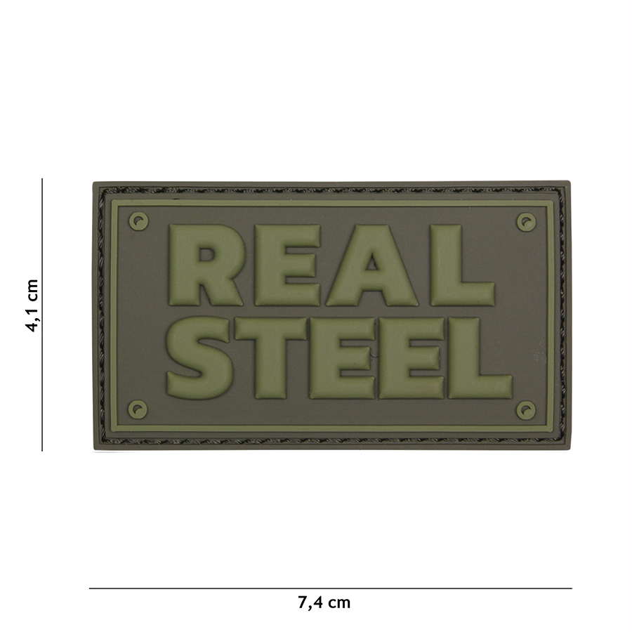 Patch PVC Real Steel vert