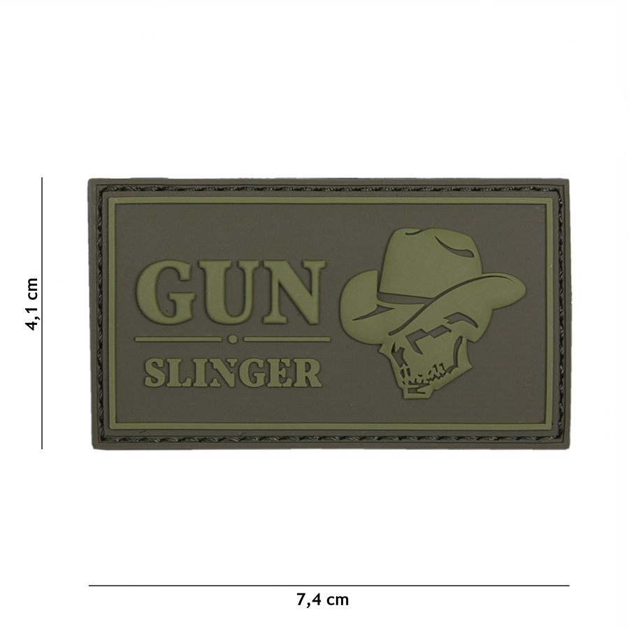 Patch PVC Gun Slinger vert