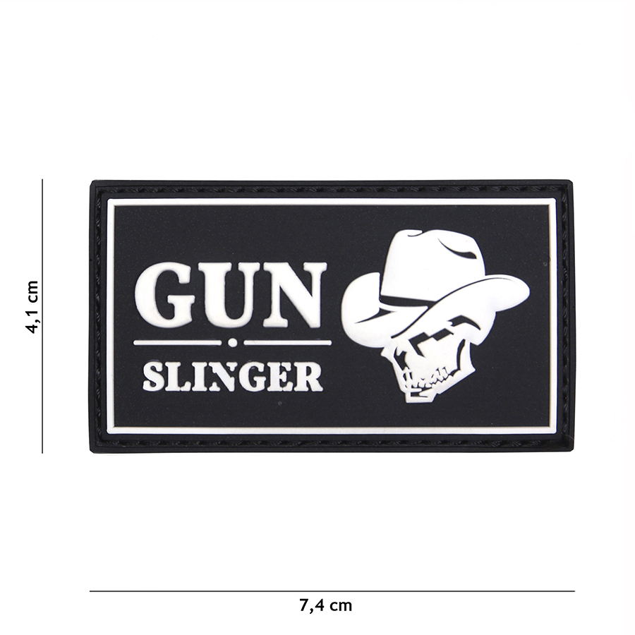 Patch PVC Gun Slinger noir