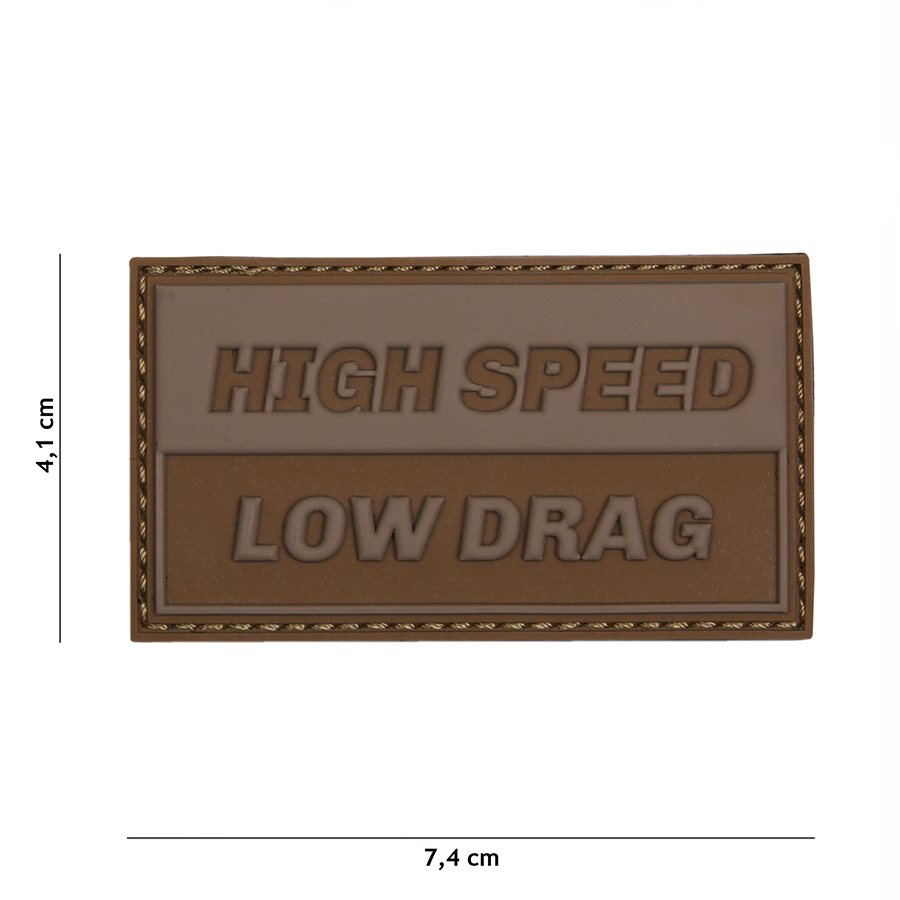 Patch PVC High Speed brun