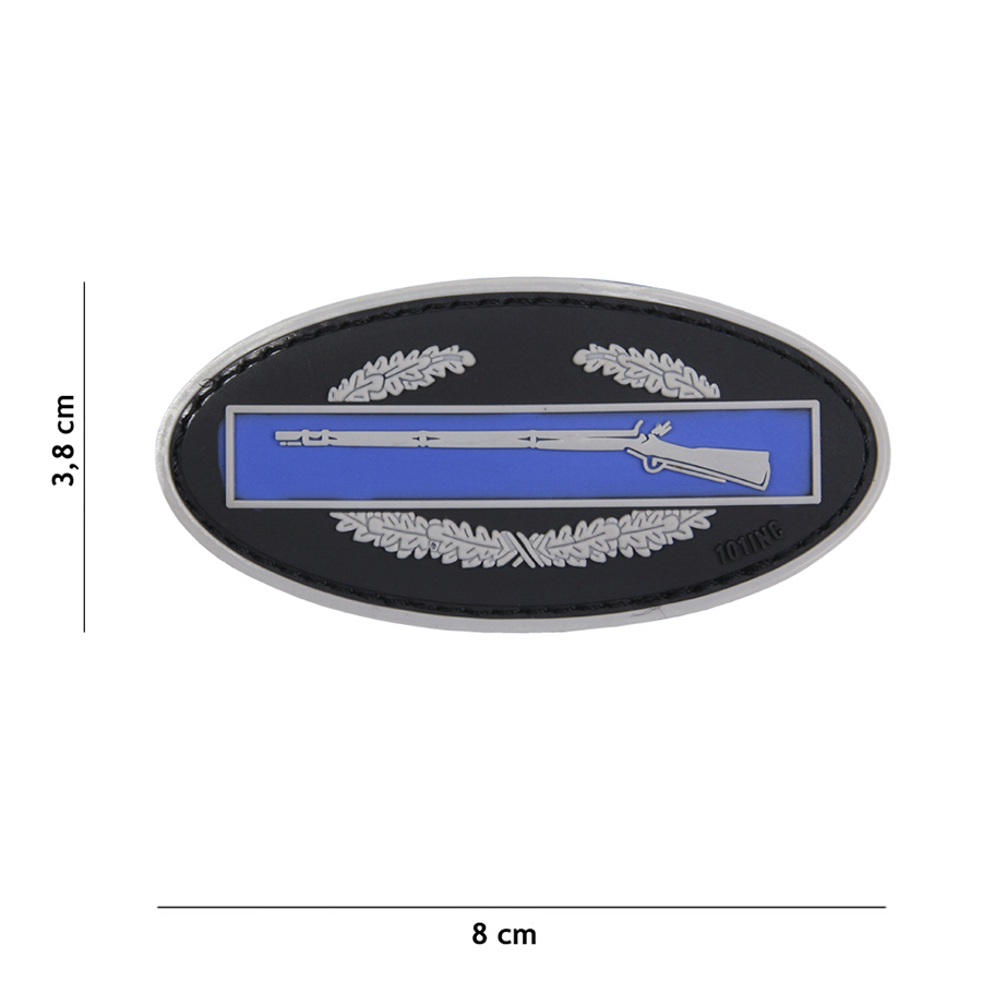 Patch PVC High Infantry bleu