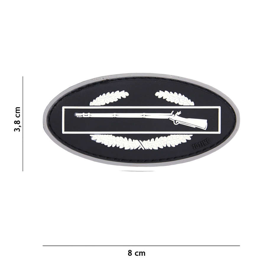 Patch PVC High Infantry gris