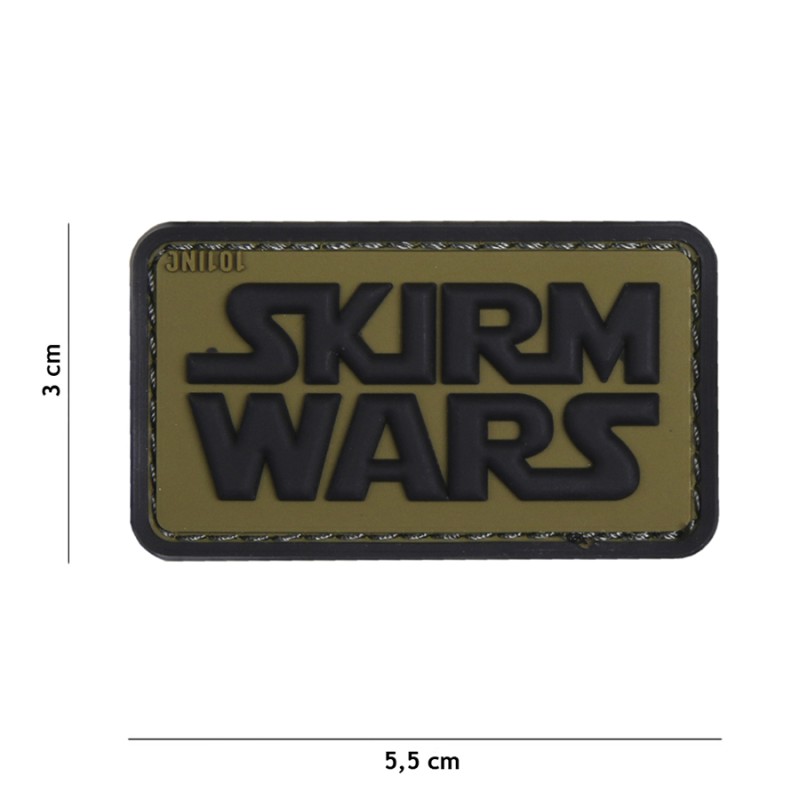 Patch PVC Skirm Wars vert