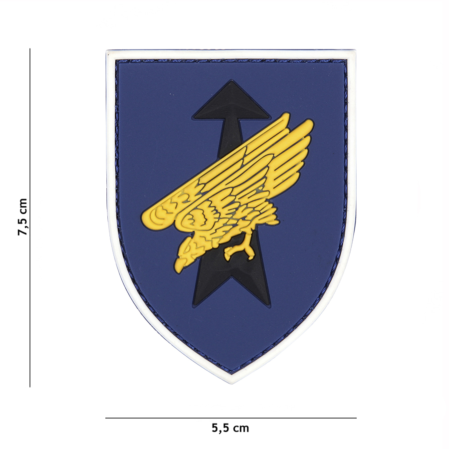 Patch PVC S.F. Allemand bleu