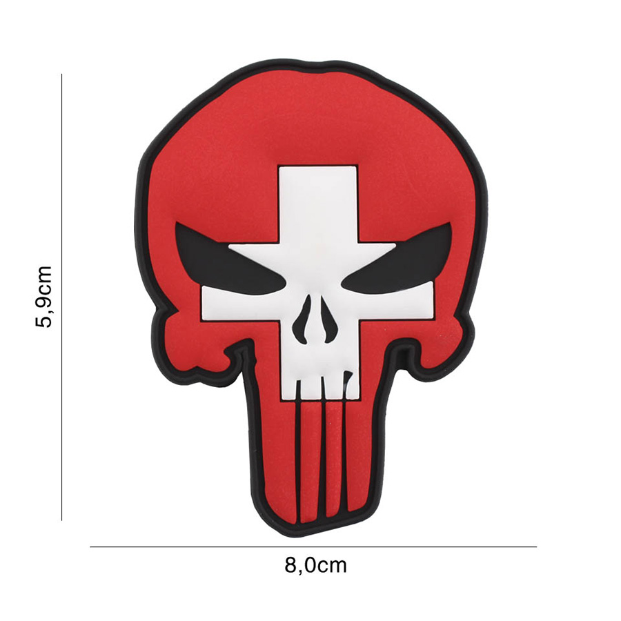 Patch PVC Punisher Suisse