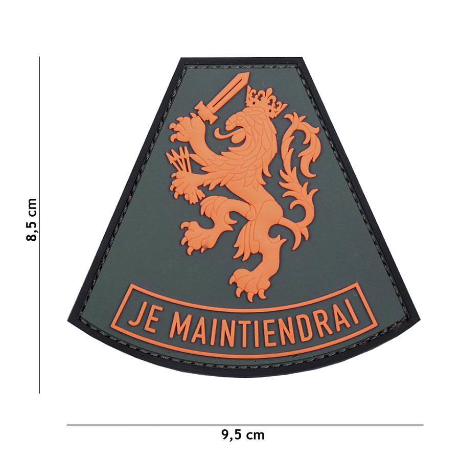 Patch PVC Je maintiendrai orange