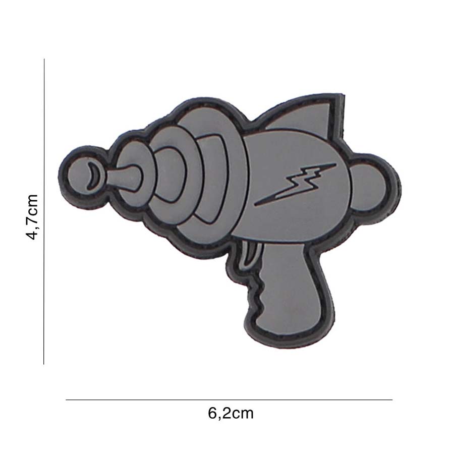 Patch PVC Spacegun gris