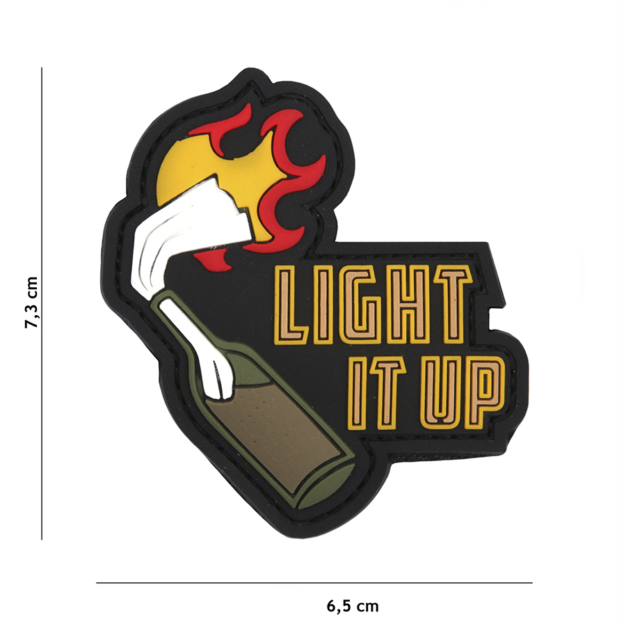 Patch PVC Light It Up noir