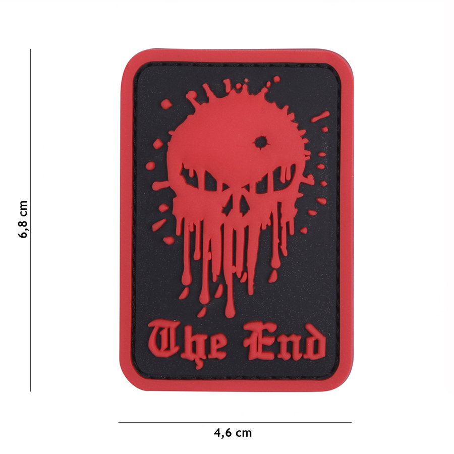 Patch PVC The End rouge