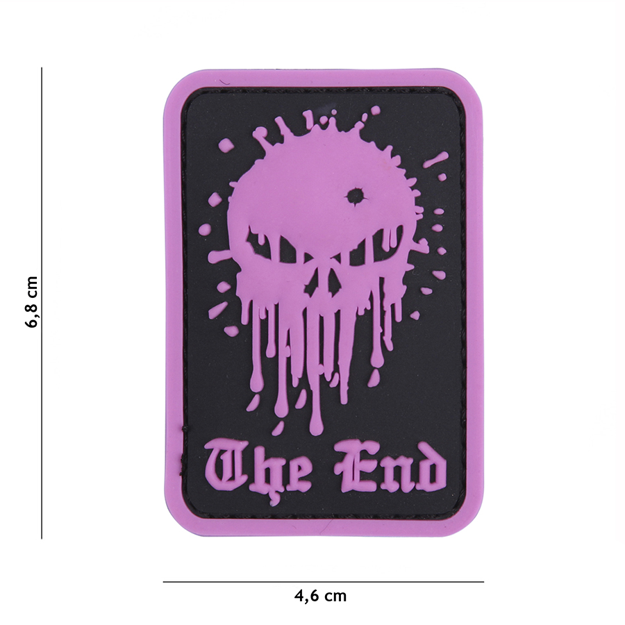 Patch PVC The End rose