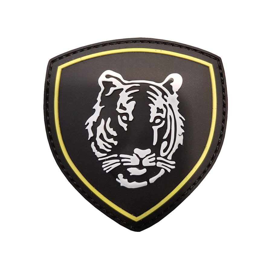 Patch PVC Tigre Russe noir