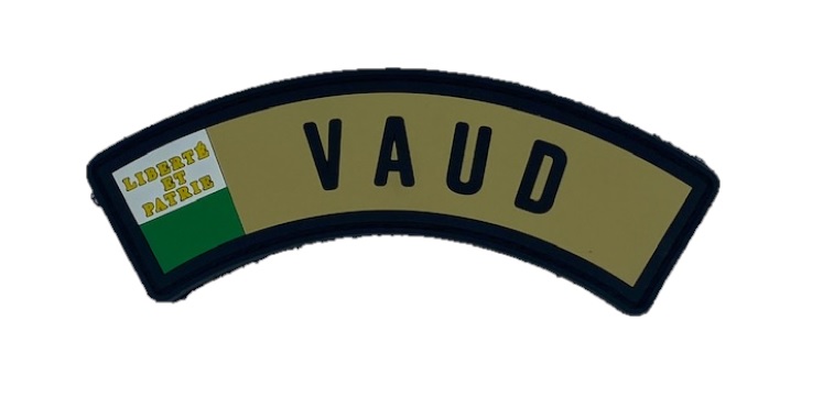 Patch PVC Vaud vert/beige