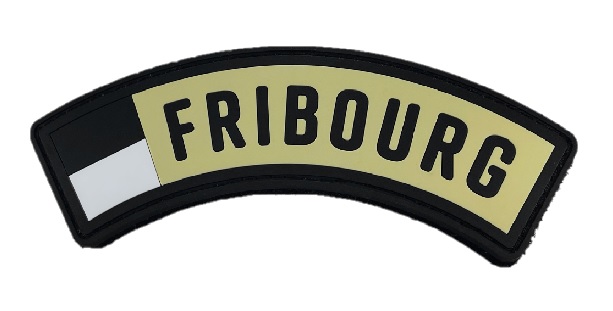 Patch PVC Fribourg noir/beige