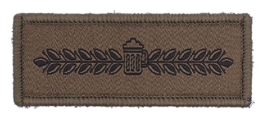 Patch Milice tissu Bière