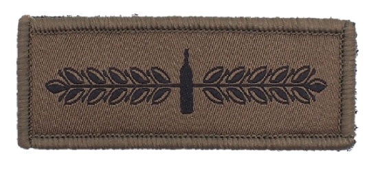 Patch Milice tissu Bouteille