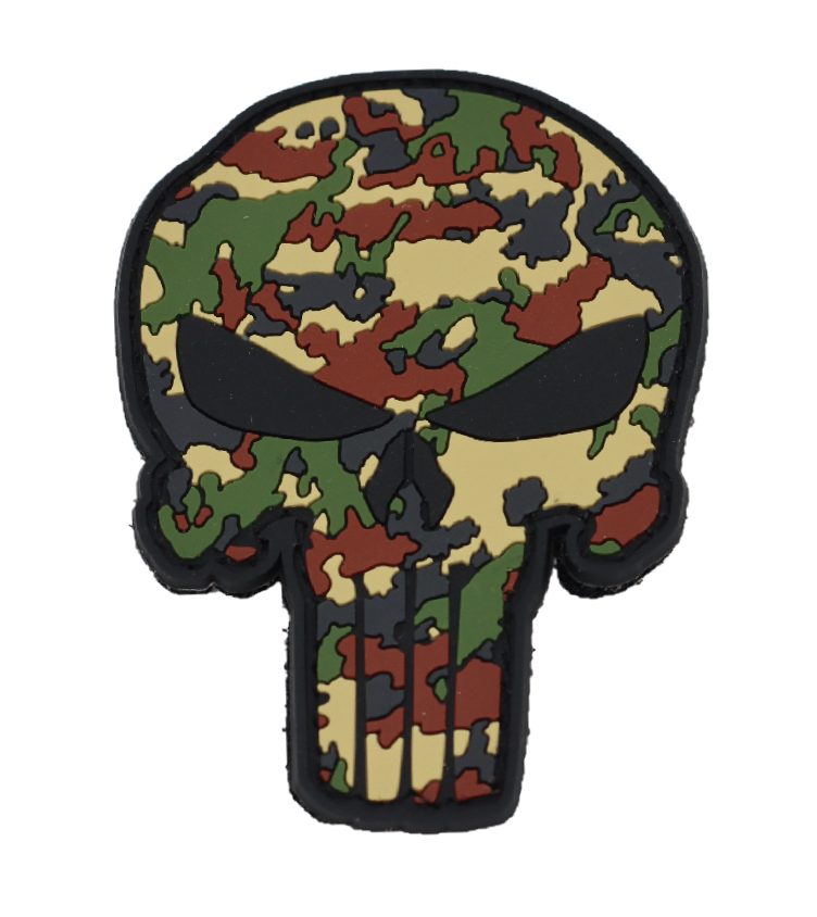 Patch PVC Punisher camo Armée Suisse