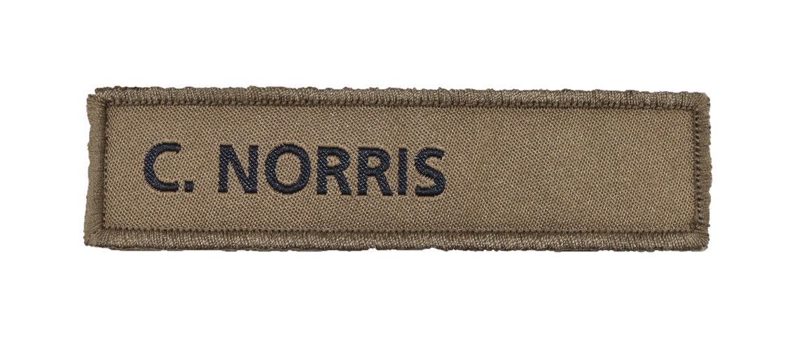 Patch Tissé C.NORRIS