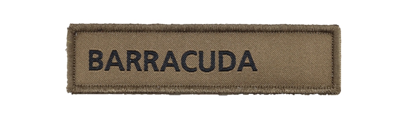 Patch Tissé BARRACUDA