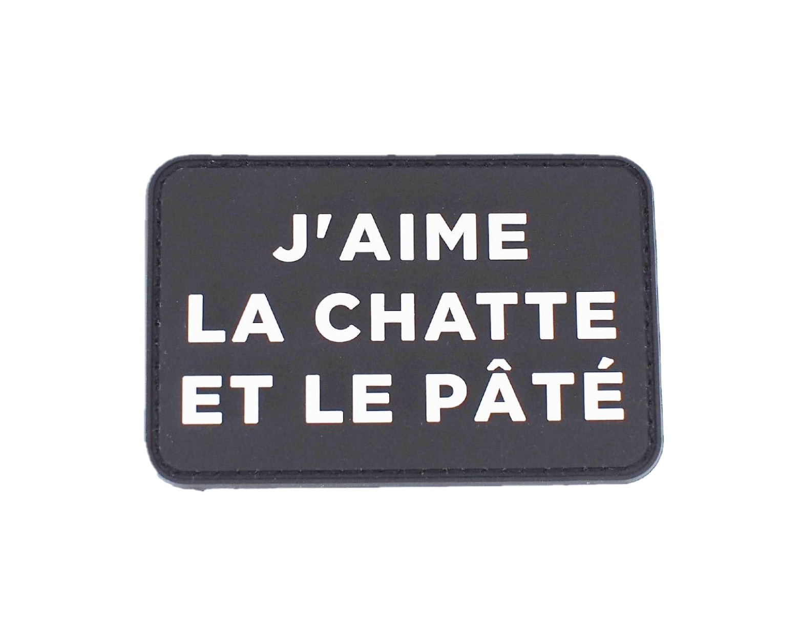 Patch PVC J aime la chatte