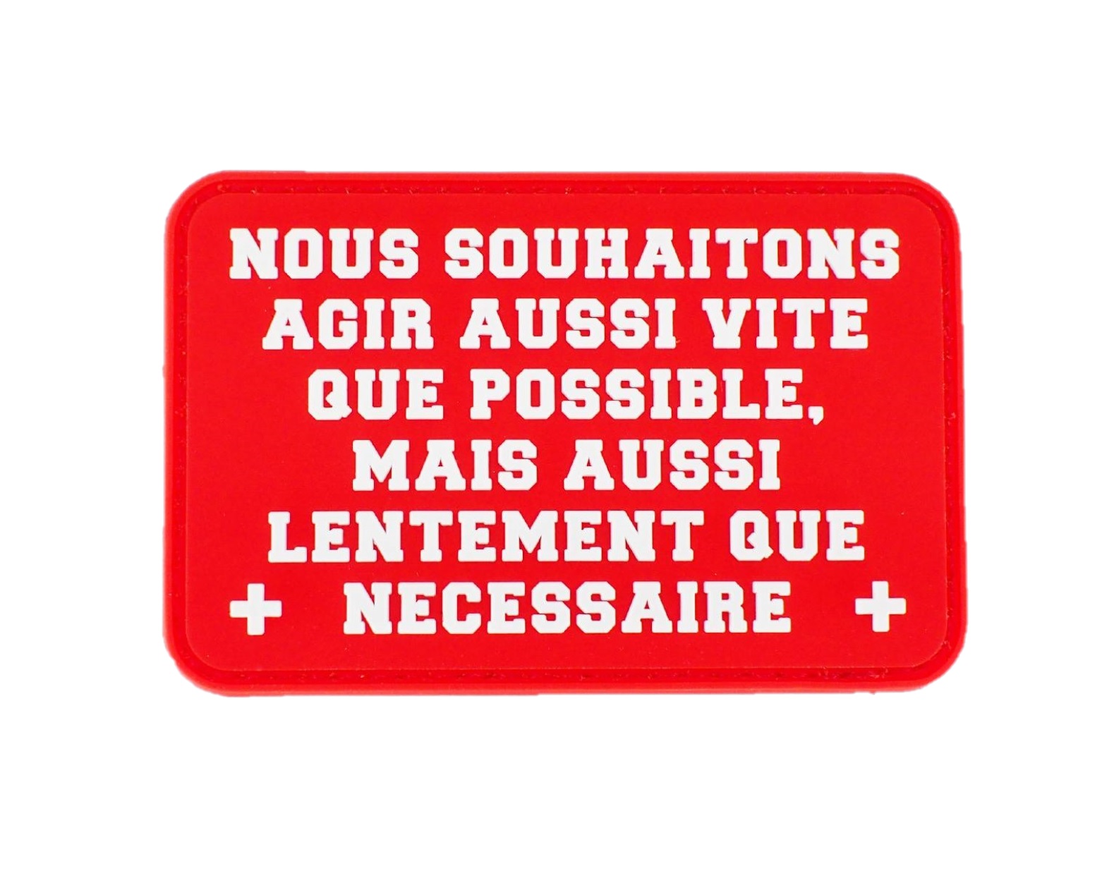 Patch PVC Agir aussi vite que possible