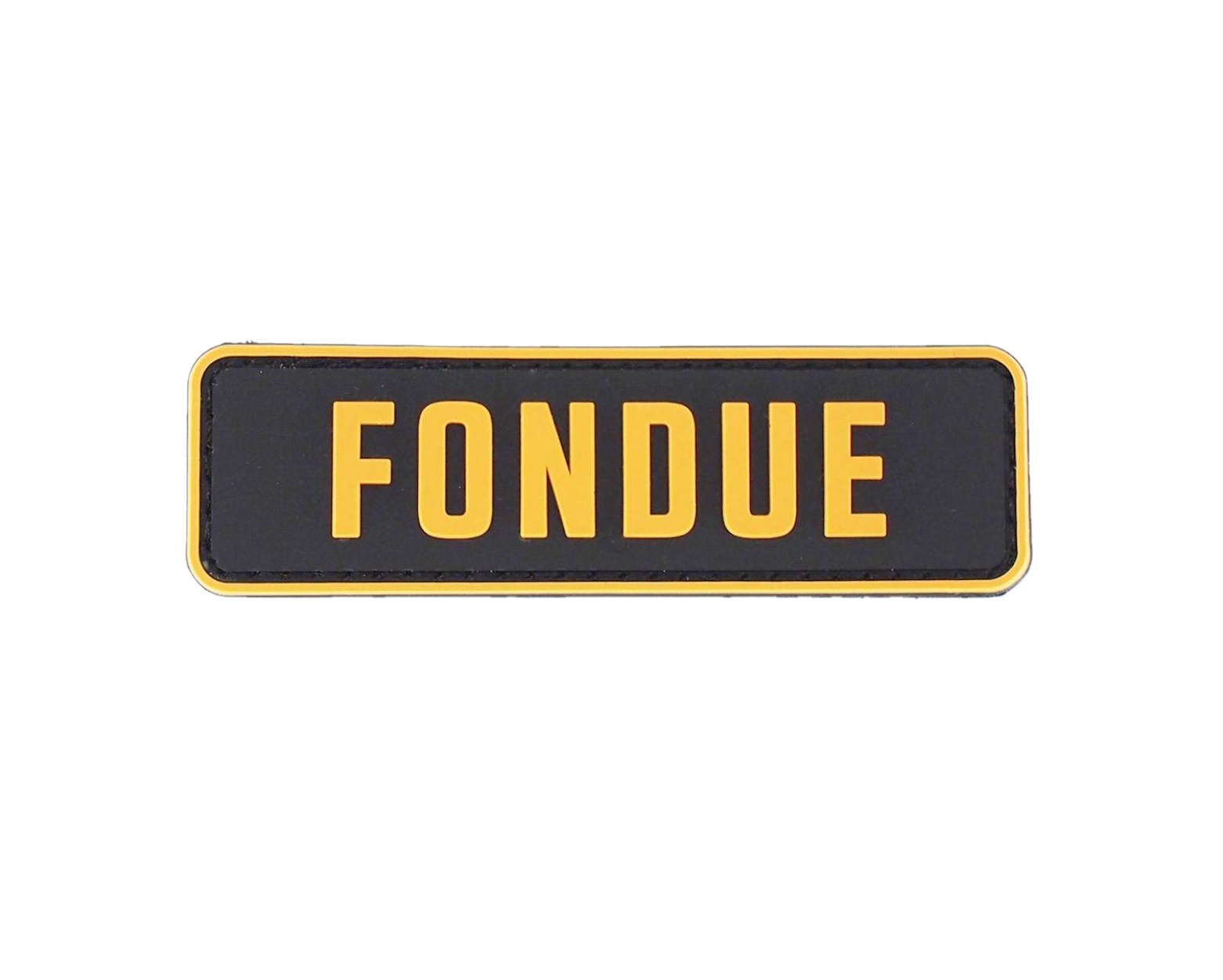 Patch PVC Fondue jaune