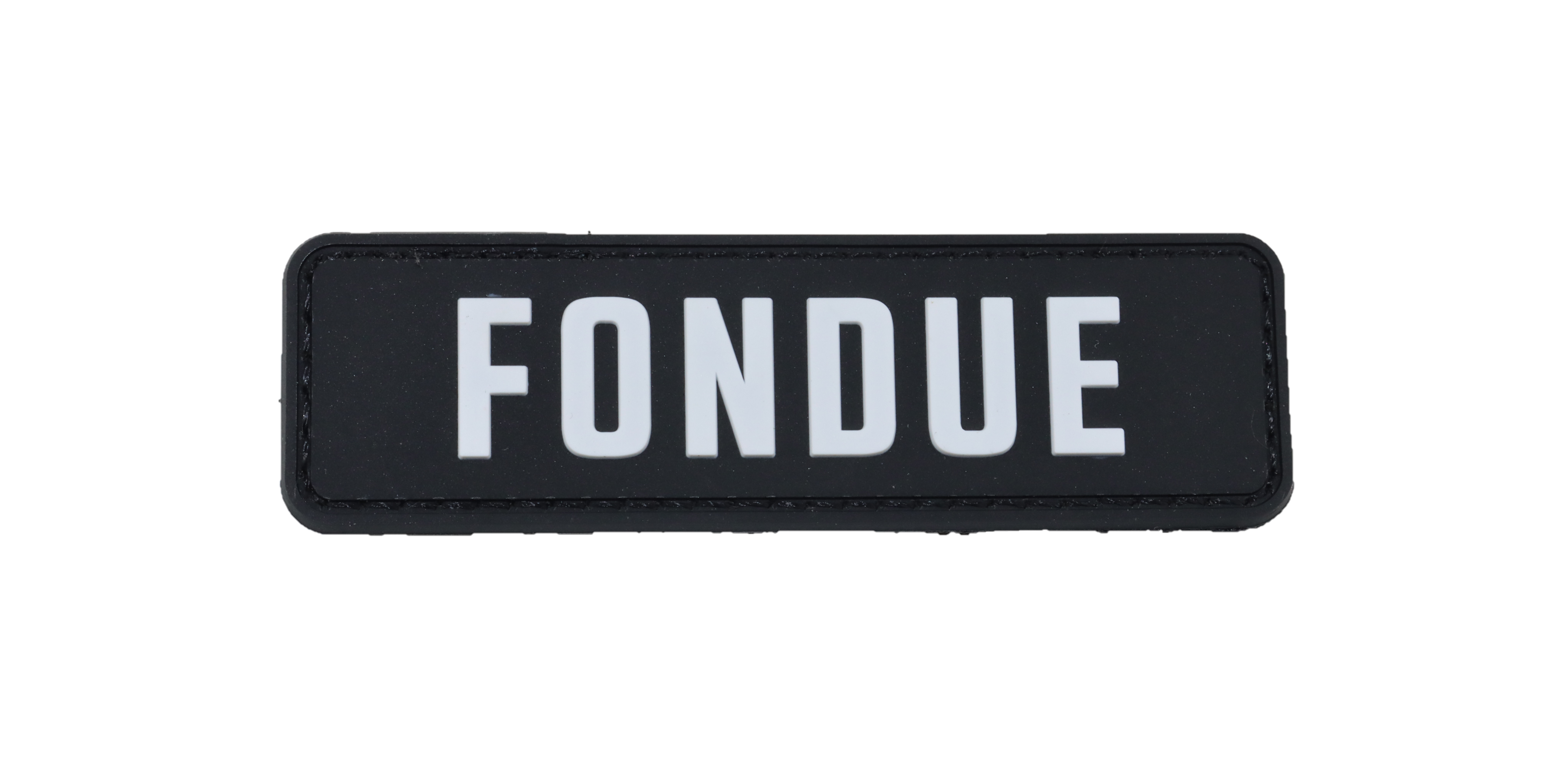 Patch PVC Fondue blanche