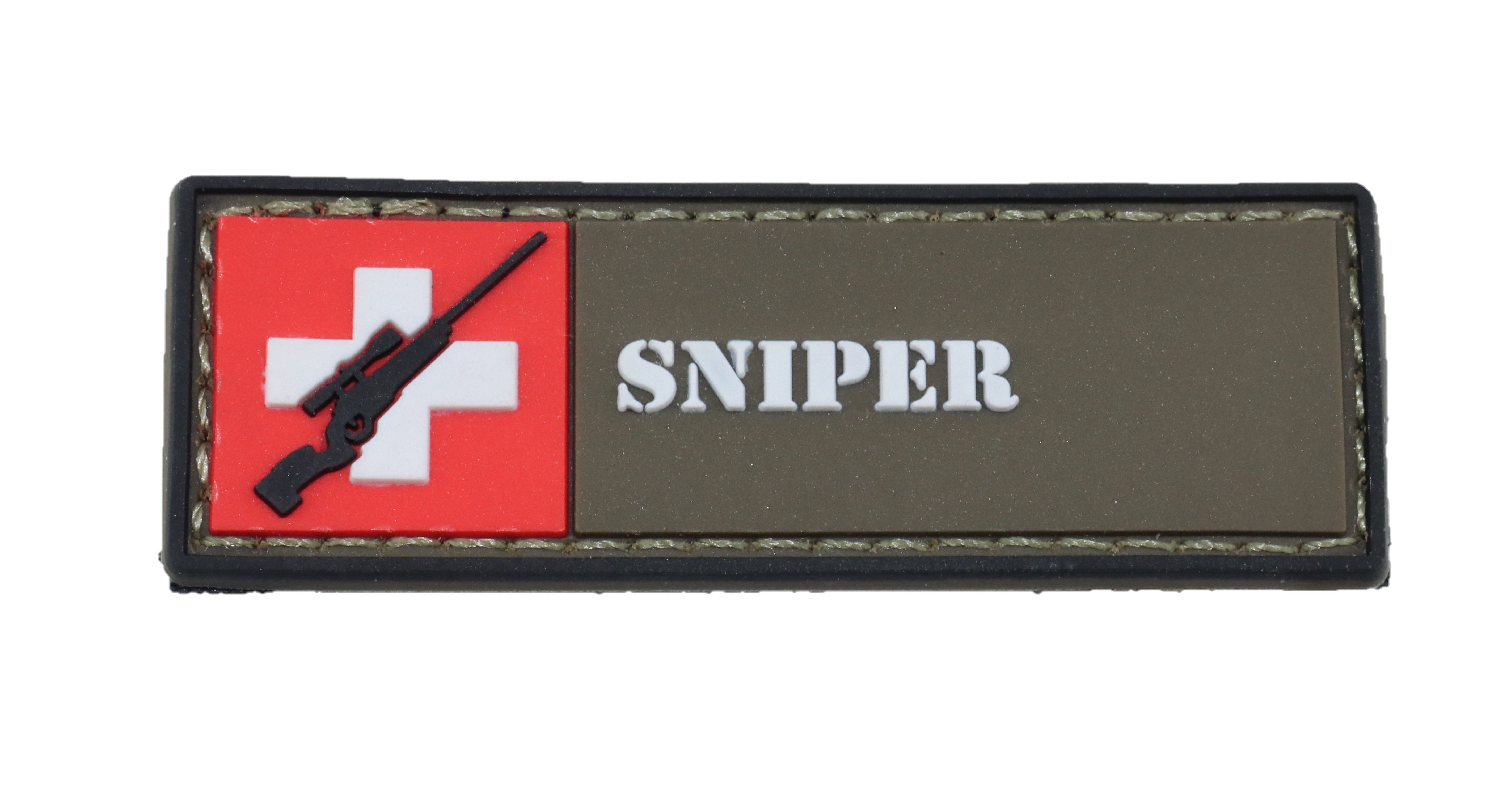 Patch PVC Sniper Croix Suisse