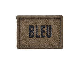 Patch Tissé Fonction Bleu