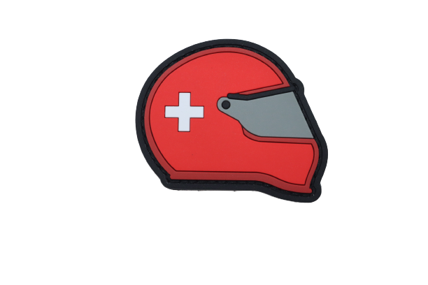 Patch PVC Casque moto Suisse