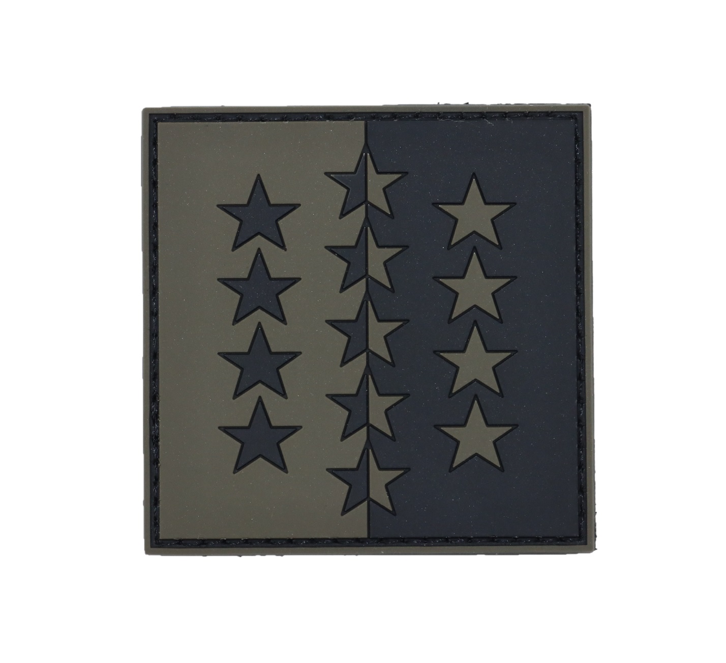 Patch PVC Valais tactical 6x6cm