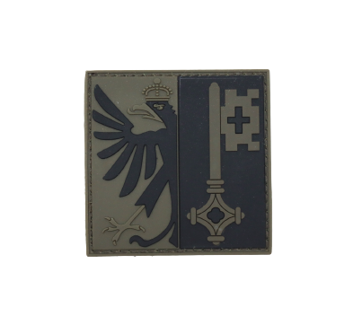 Patch PVC Genève tactical 6x6cm