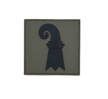 Patch PVC Bâle-Ville tactical 6x6cm