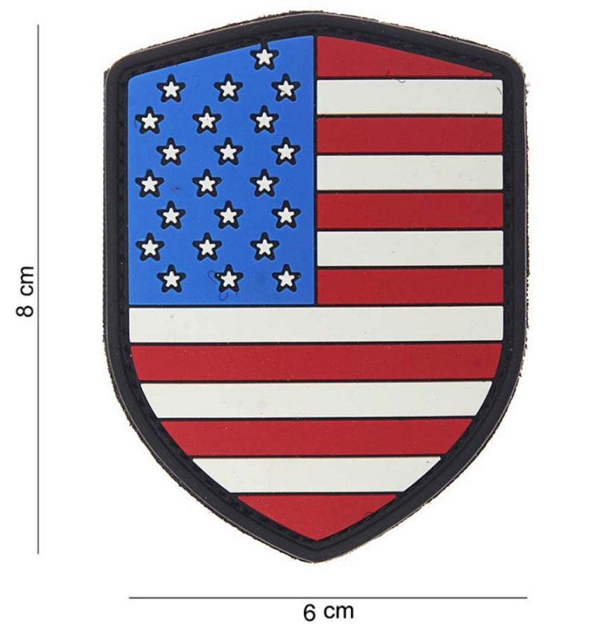 Patch en PVC - Ecusson USA