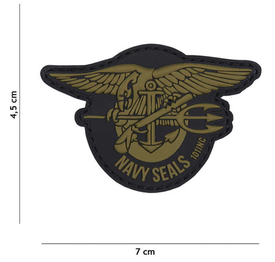 Patch en PVC - Navy Seals - tan