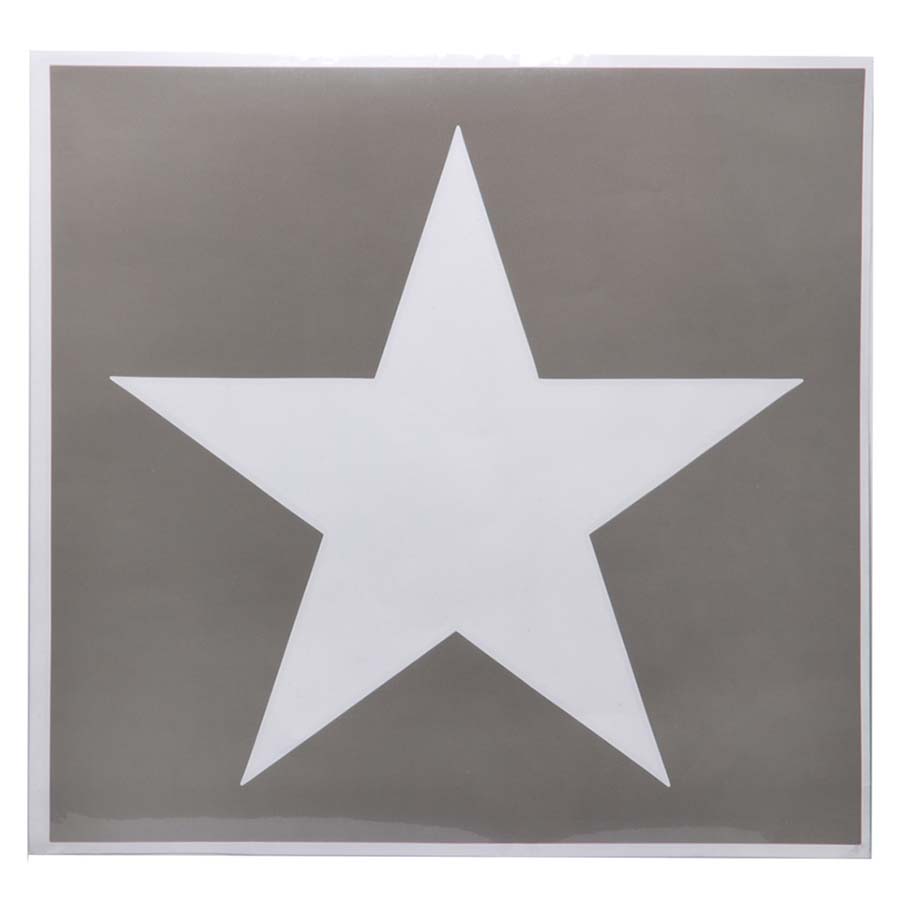 Autocollant pochoir Etoile U.S. - 48cm