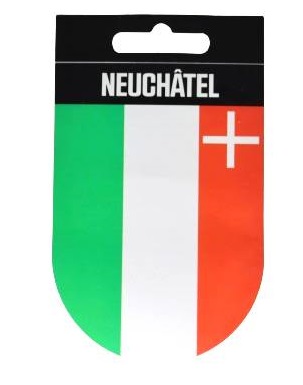 Autocollant blason canton de Neuchâtel