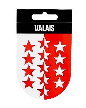 Autocollant blason du canton du Valais