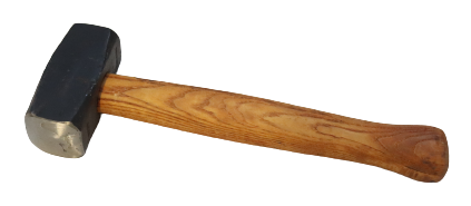 Massette avec manche en bois