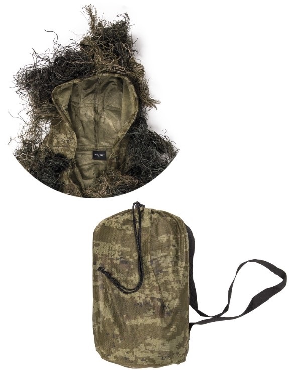 Parka Ghillie anti-feu camo