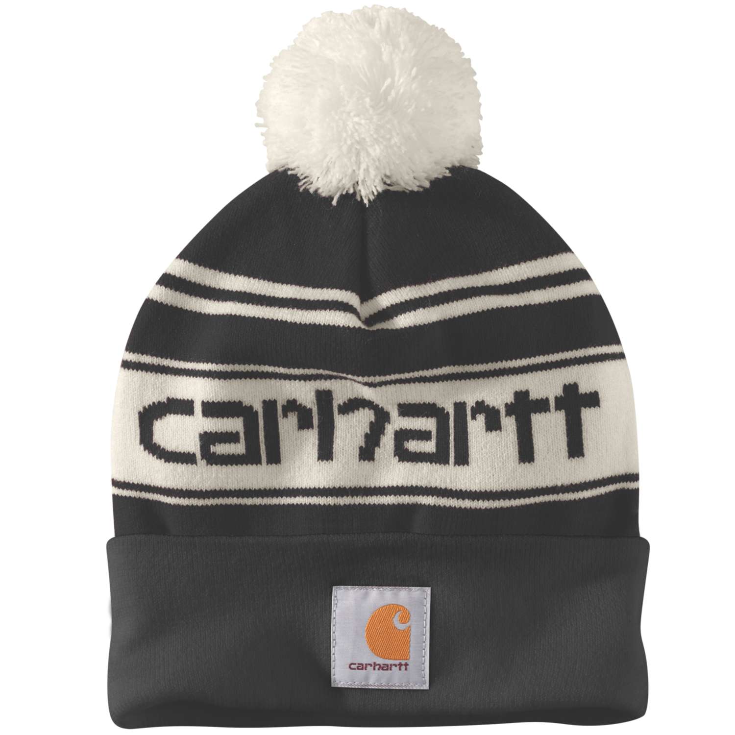 Bonnet Beanie Logo noir/blanc