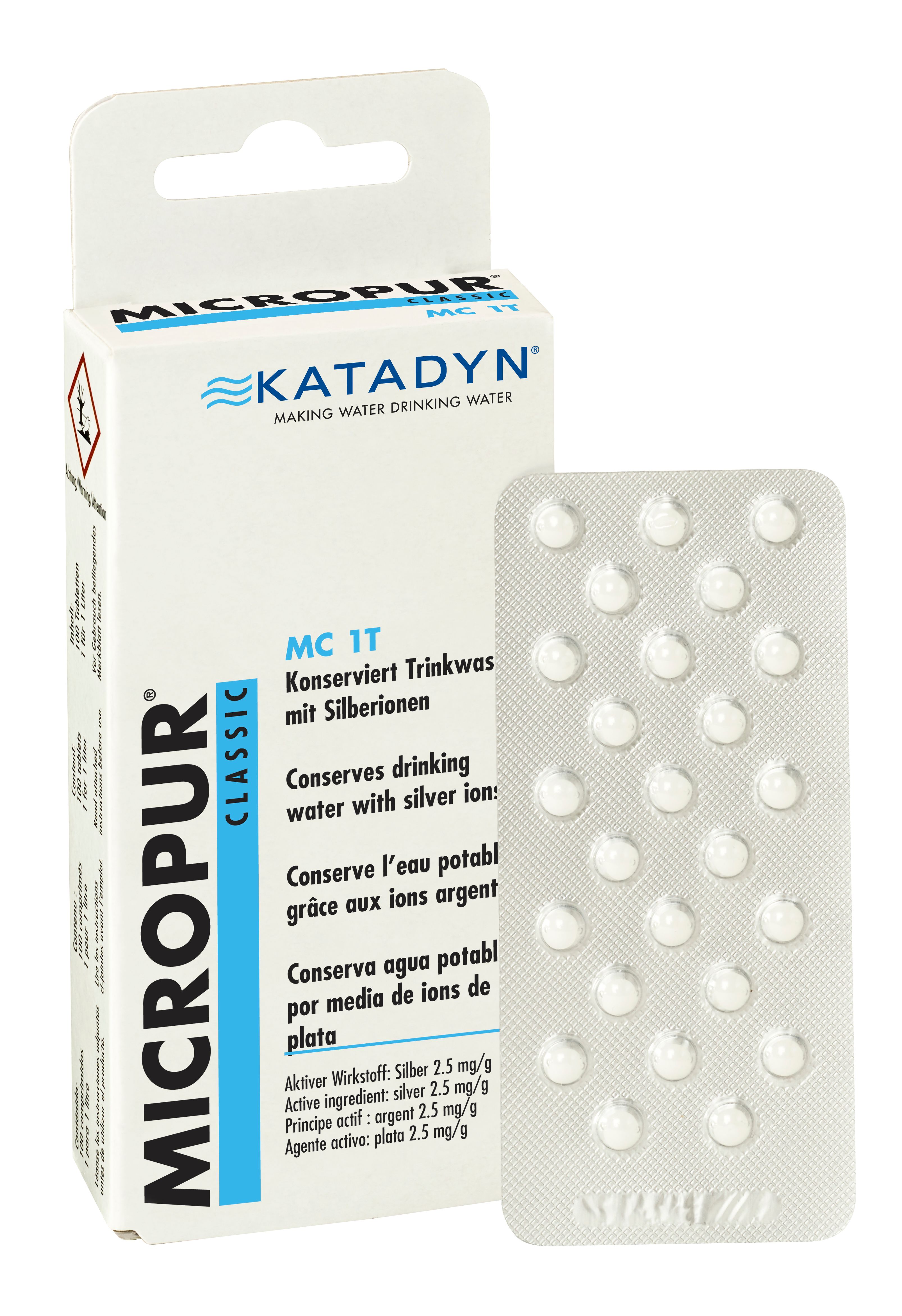 Tablettes KATADYN Micropur Classic MC 1T