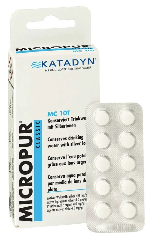 Tablettes KATADYN Micropur Classic MC10T